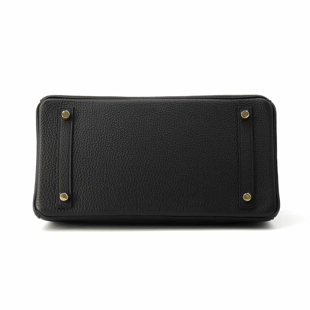 エルメス バーキン30 タッチ ブラック/ゴールド金具 トゴ/アリゲーターマット Y刻印 HERMES Birkin ハンドバッグ 黒