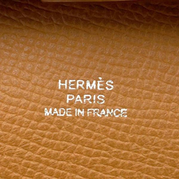 エルメス コインケース バスティア ゴールド エプソン W刻印 HERMES 財布