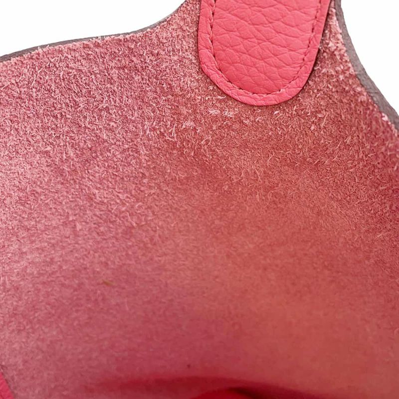 エルメス ハンドバッグ ピコタンロックMM ローズアザレ/シルバー金具 トリヨンクレマンス W刻印