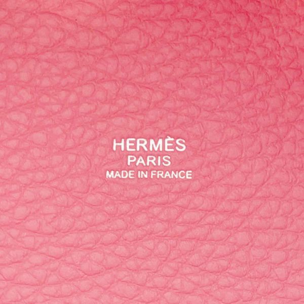 エルメス ハンドバッグ ピコタンロックMM ローズアザレ/シルバー金具 トリヨンクレマンス W刻印