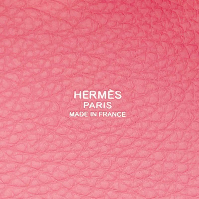 エルメス ハンドバッグ ピコタンロックMM ローズアザレ/シルバー金具 トリヨンクレマンス W刻印