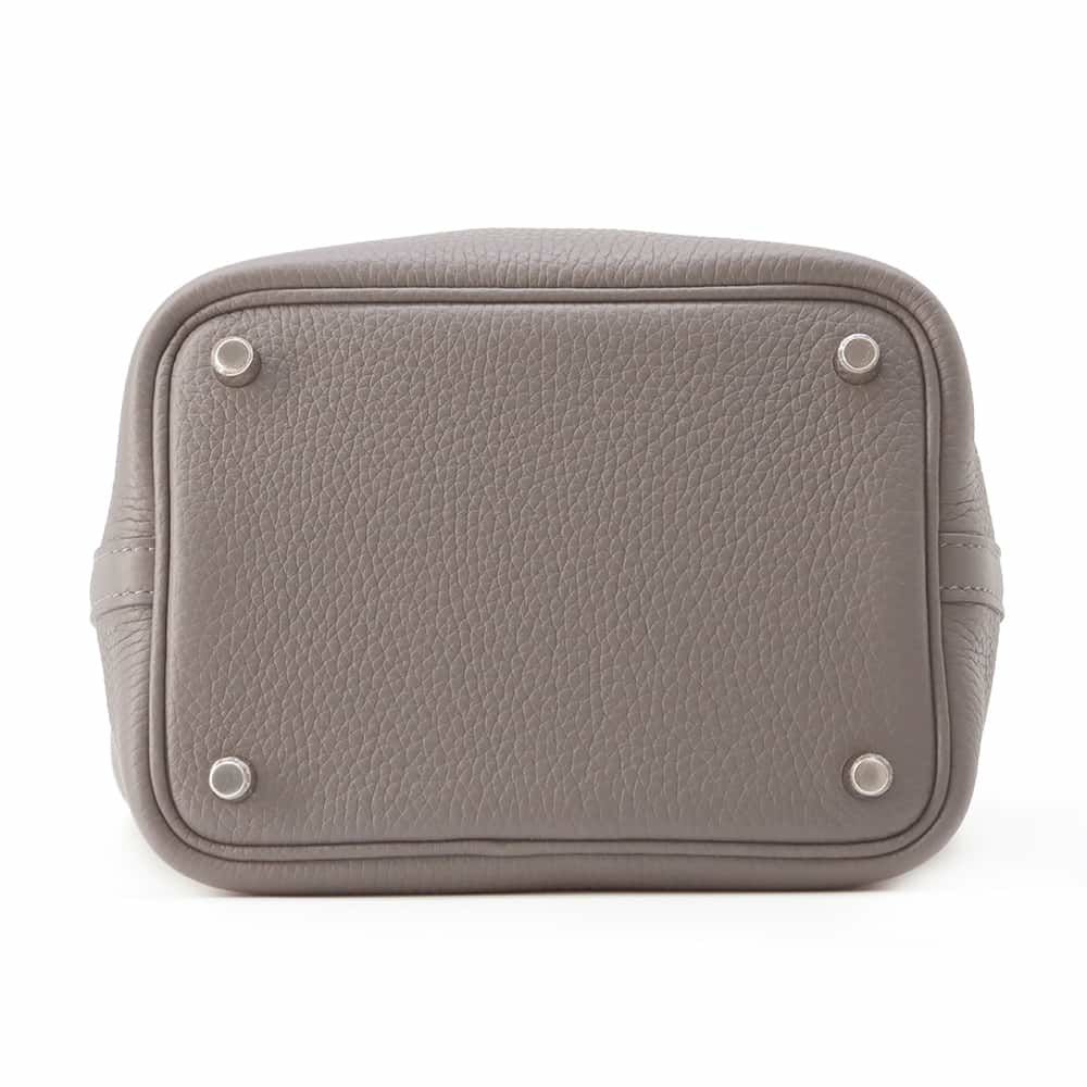 エルメス ハンドバッグ ピコタンロックPM グリメイヤー/シルバー金具 トリヨンクレマンス W刻印