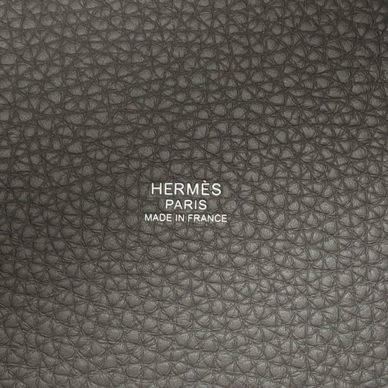 エルメス ハンドバッグ ピコタンロックPM グリメイヤー/シルバー金具 トリヨンクレマンス W刻印