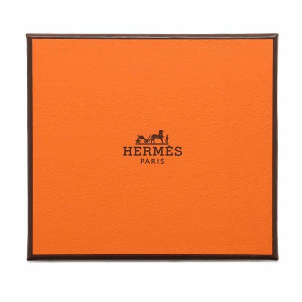 エルメス コインケース バスティア ブラック シェブルミゾル W刻印 HERMES 財布 黒