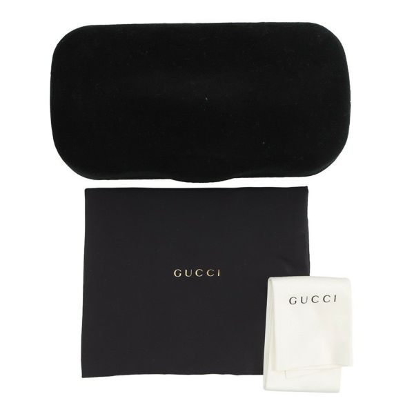 グッチ サングラス キャットアイ 57□24 130 663785 GUCCI アイウェア 黒