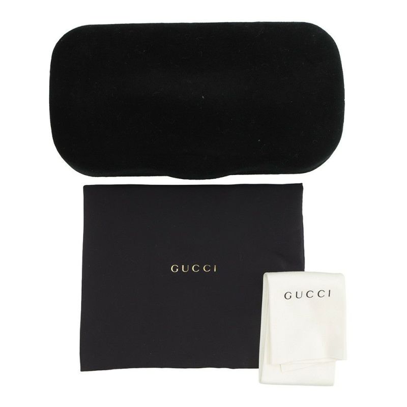 グッチ サングラス キャットアイ 57□24 130 663785 GUCCI アイウェア 黒