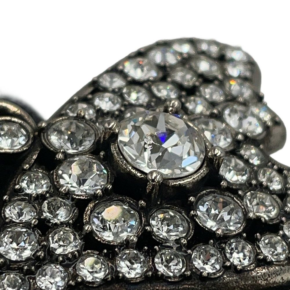 グッチ リング バタフライ ダブルフィンガー ラインストーン サイズS GUCCI アクセサリー 指輪