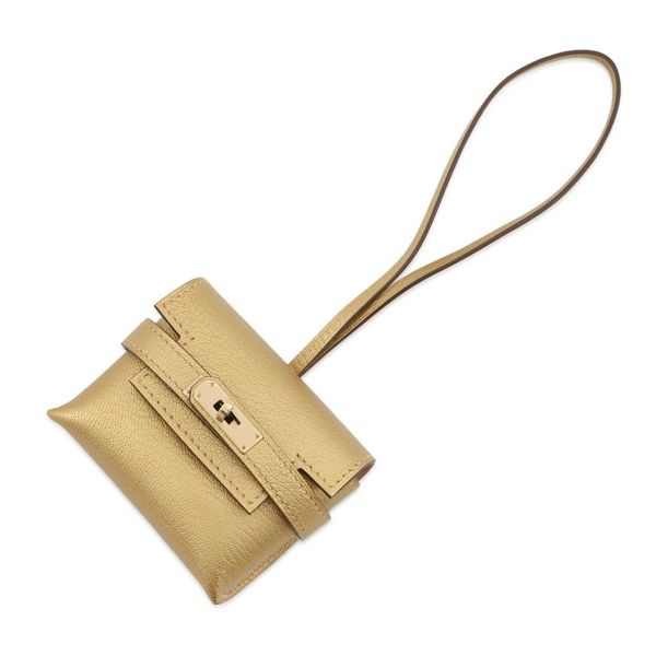 エルメス バッグチャーム ケリー フェスティバル ドレ/シルバー金具