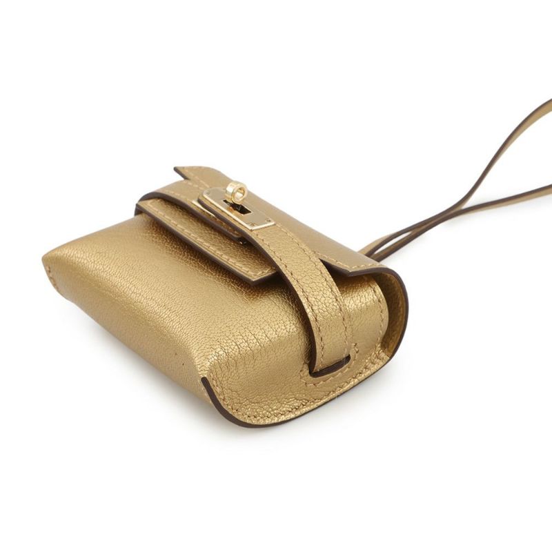 エルメス バッグチャーム ケリー フェスティバル ドレ/シルバー金具 シェブルシャムキラ Ｋ刻印