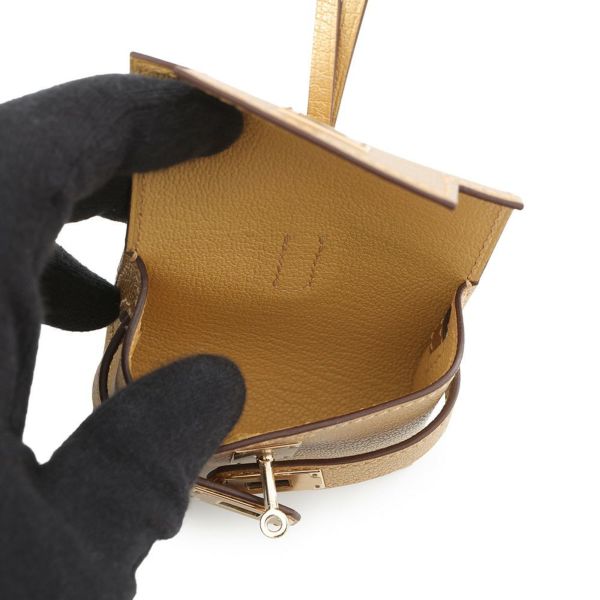 エルメス バッグチャーム ケリー フェスティバル ドレ/シルバー金具 シェブルシャムキラ Ｋ刻印