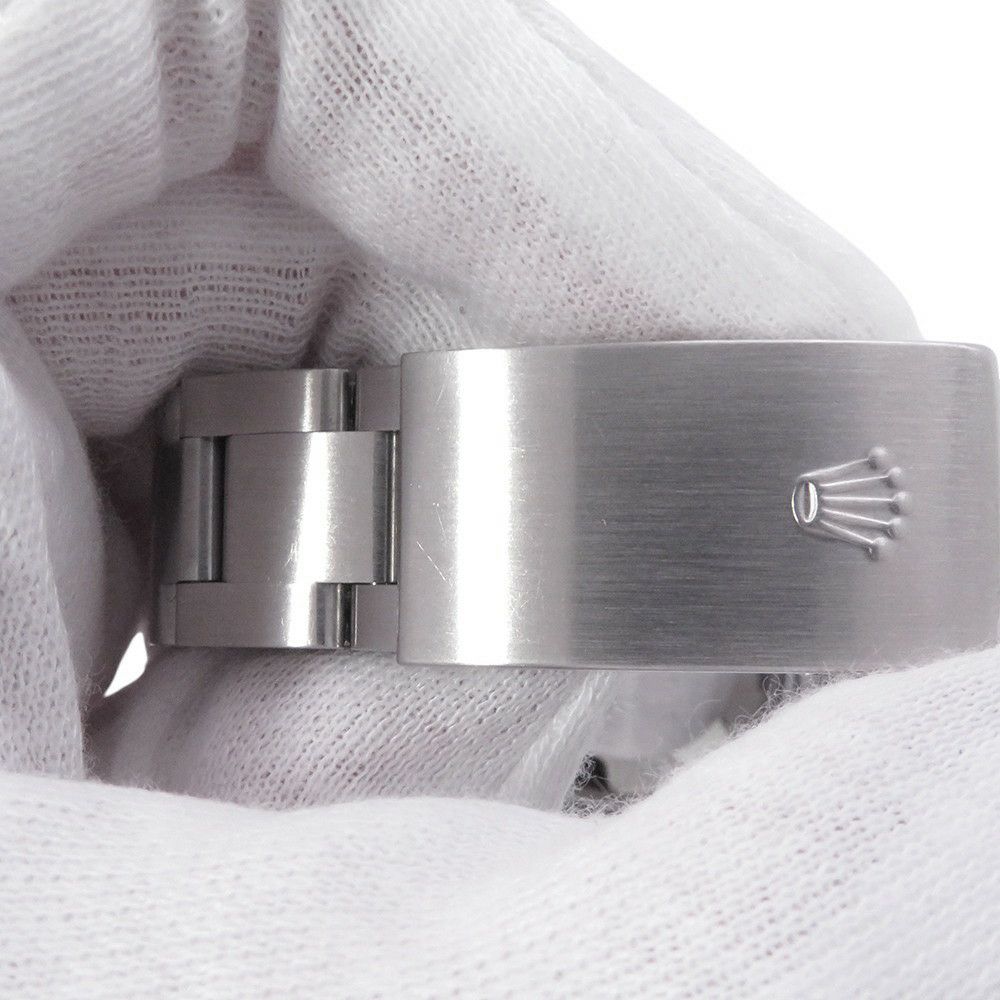 ロレックス オイスターパーペチュアル デイト K番 15200 ROLEX 腕時計 黒文字盤