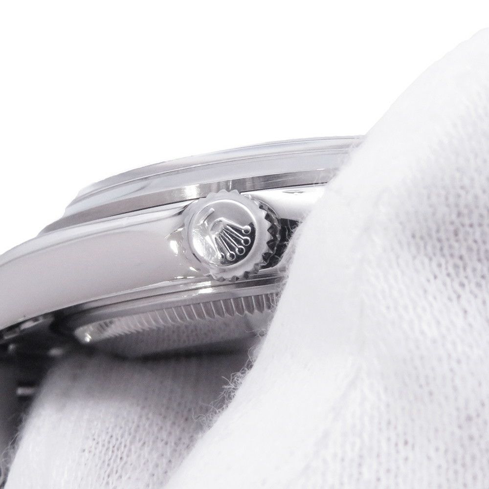 ロレックス オイスターパーペチュアル デイト K番 15200 ROLEX 腕時計 黒文字盤