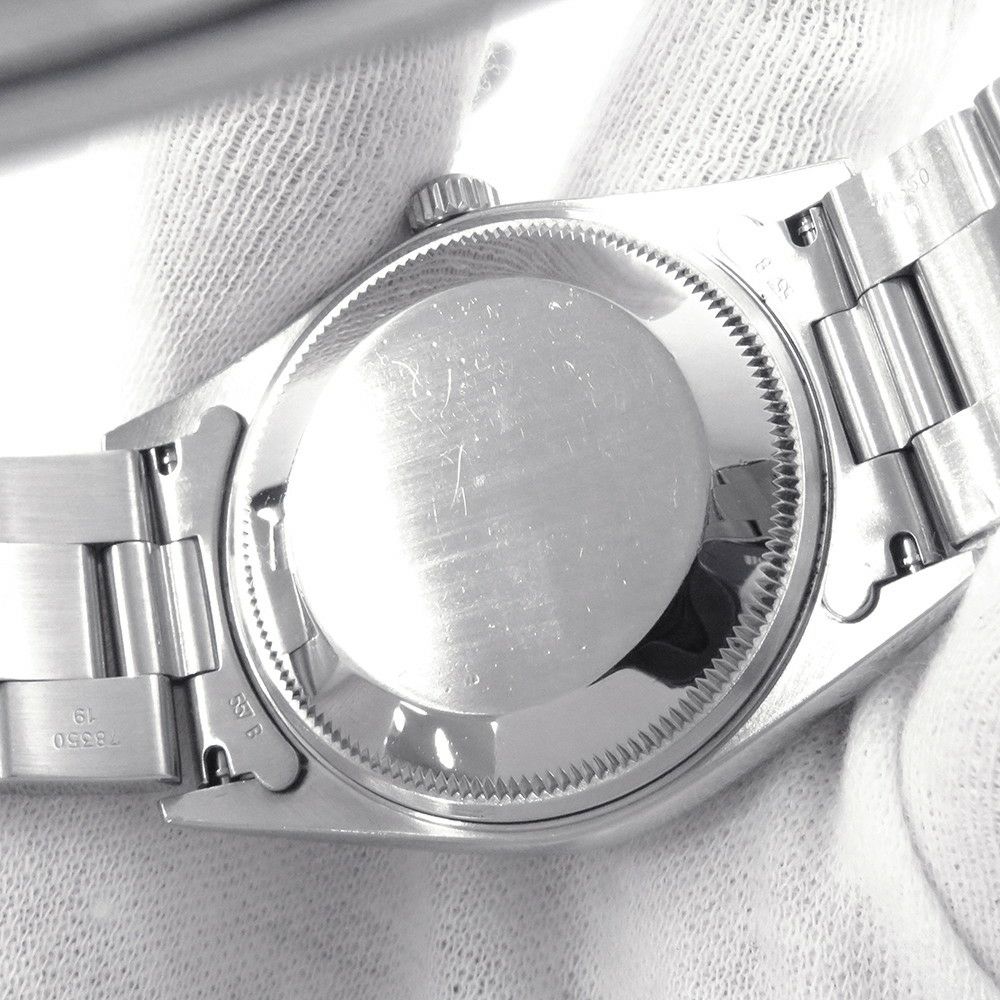 ロレックス オイスターパーペチュアル デイト K番 15200 ROLEX 腕時計 黒文字盤