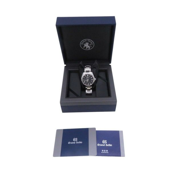 セイコー グランドセイコー スプリングドライブ デイト SBGA375 SEIKO 腕時計 ミッドナイトブルー文字盤
