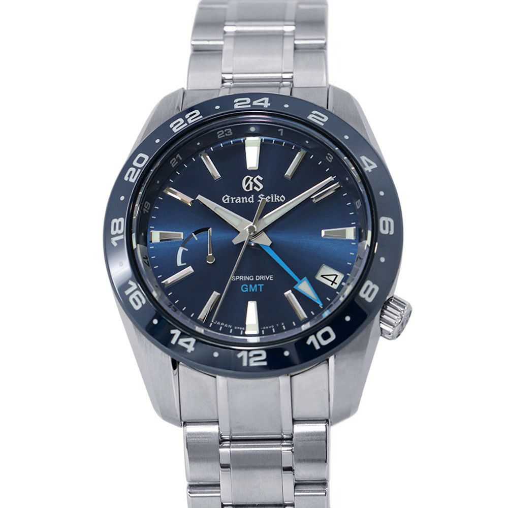 セイコー グランドセイコー スプリングドライブ GMT SBGE255 SEIKO 腕時計 ブルー文字盤