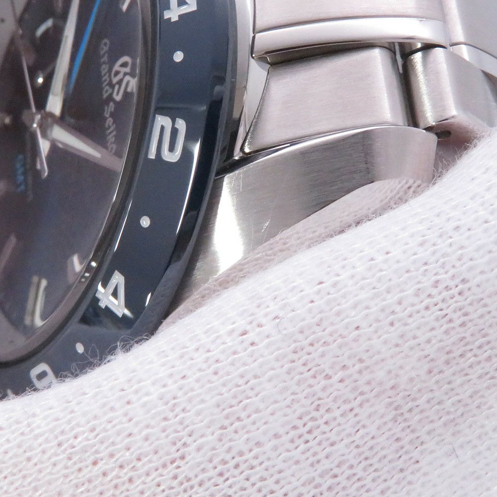 セイコー グランドセイコー スプリングドライブ GMT SBGE255 SEIKO 腕時計 ブルー文字盤