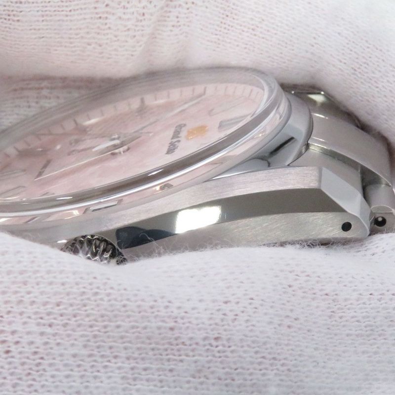 セイコー グランドセイコー ヘリテージコレクション スプリングドライブ SBGA413G SEIKO 腕時計 グレイッシュピンク文字盤 花筏