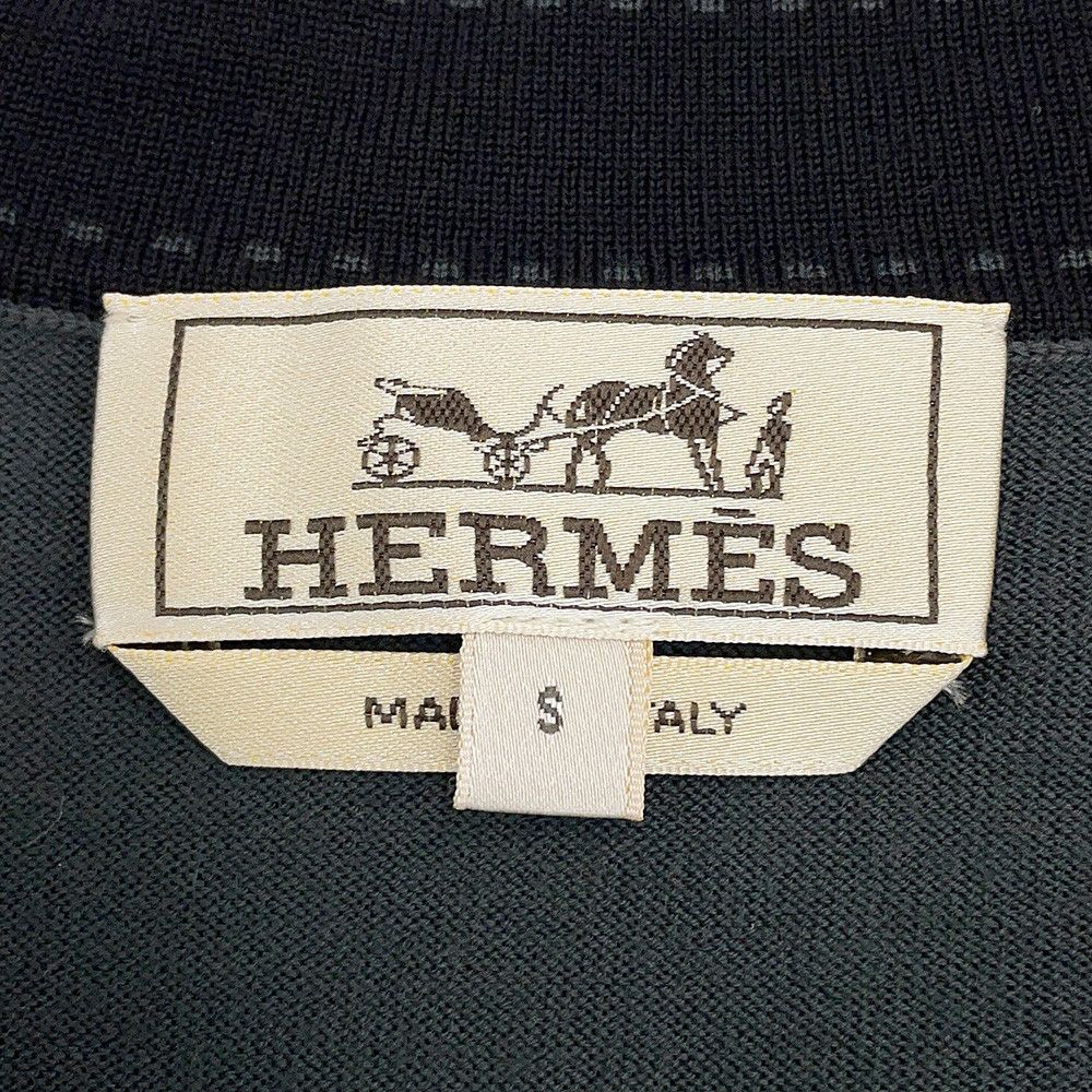 エルメス カーディガン ウール メンズサイズS HERMES
