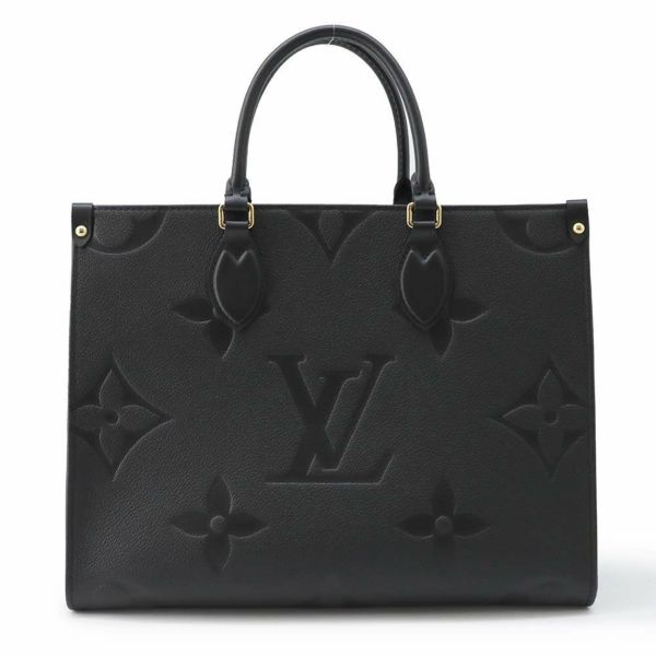 ルイヴィトン ショルダーバッグ モノグラム・アンプラント オンザゴーMM M45595 LOUIS VUITTON ヴィトン 2way バッグ トートバッグ ブラック 黒