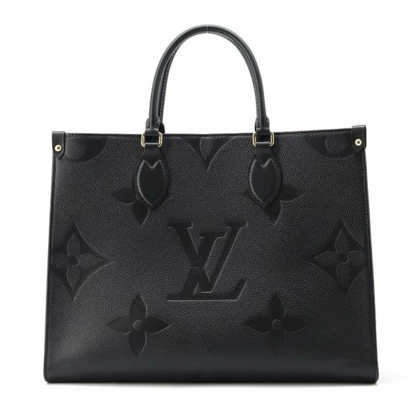 ルイヴィトン ショルダーバッグ モノグラム・アンプラント オンザゴーMM M45595 LOUIS VUITTON ヴィトン 2way バッグ トートバッグ ブラック 黒