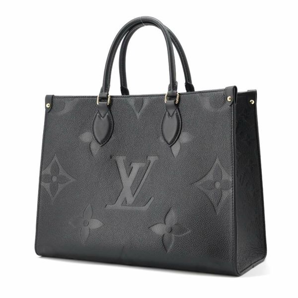 ルイヴィトン ショルダーバッグ モノグラム・アンプラント オンザゴーMM M45595 LOUIS VUITTON ヴィトン 2way バッグ トートバッグ ブラック 黒