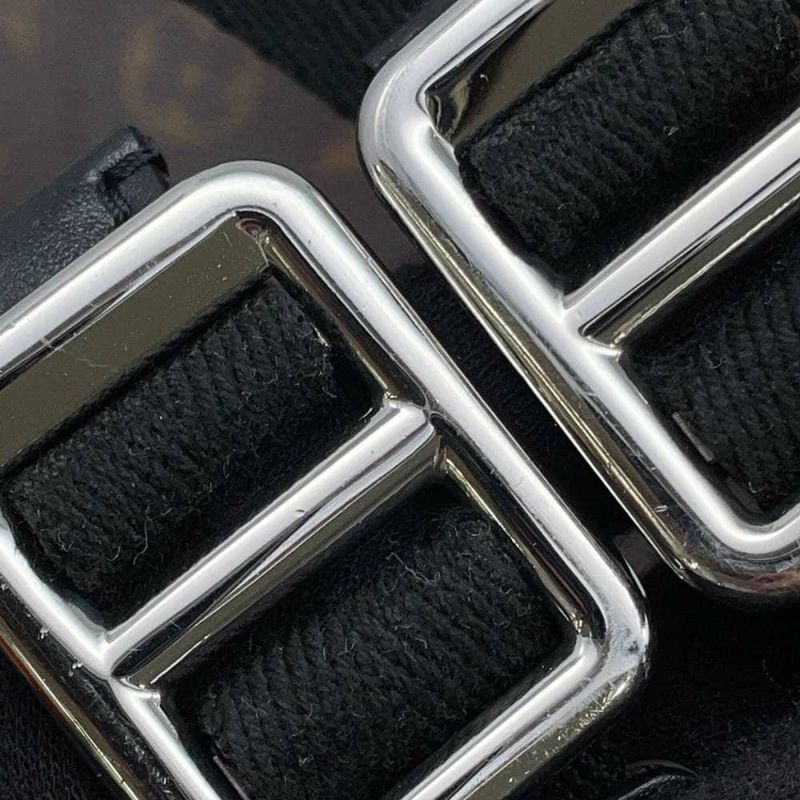 ルイヴィトン リュック モノグラム マカサー クリストファーPM M43735 LOUIS VUITTON ヴィトン バックパック メンズ 黒