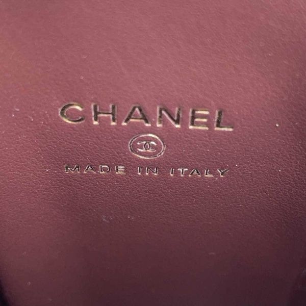 シャネル チェーンショルダーバッグ マトラッセ ココマーク ミニ バニティ キャビアスキン AP1466 CHANEL バッグ 黒