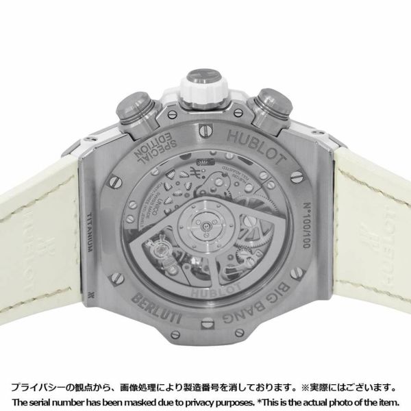 ウブロ ビッグバン ウニコ ベルルッティ 日本限定100本 421.NE.0500.VR.JBER22 HUBLOT 腕時計 白文字盤