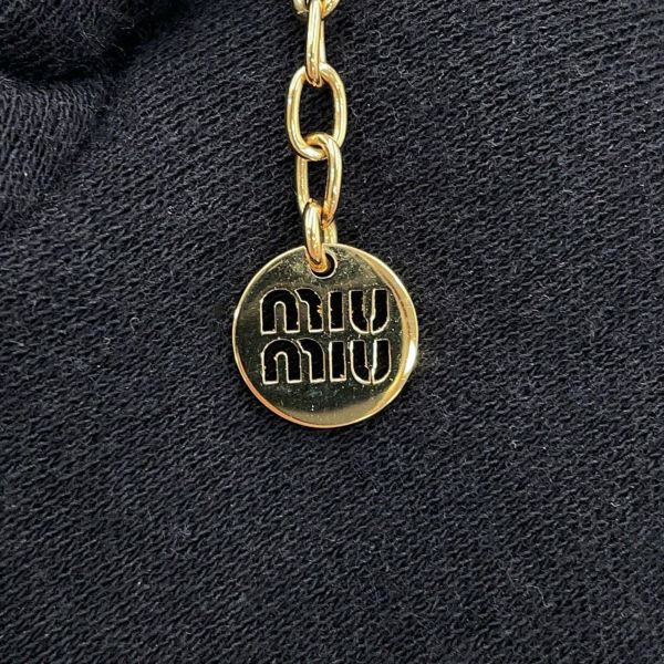 ミュウミュウ ネックレス ロゴ メタル エナメル 5IC096 MIUMIU アクセサリー