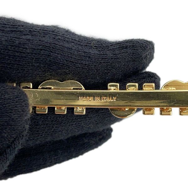 ミュウミュウ ヘアピン ロゴ ヘアクリップ エナメル メタル 5IF146 MIUMIU ヘアアクセサリー