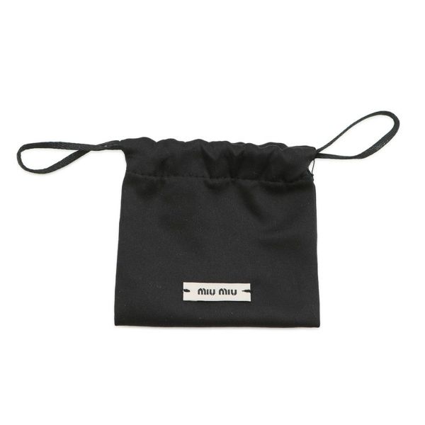 ミュウミュウ ヘアピン ロゴ ヘアクリップ エナメル メタル 5IF146 MIUMIU ヘアアクセサリー