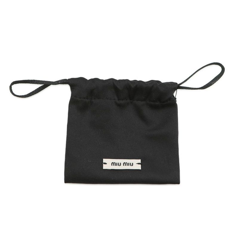 ミュウミュウ ヘアピン ロゴ ヘアクリップ エナメル メタル 5IF146 MIUMIU ヘアアクセサリー