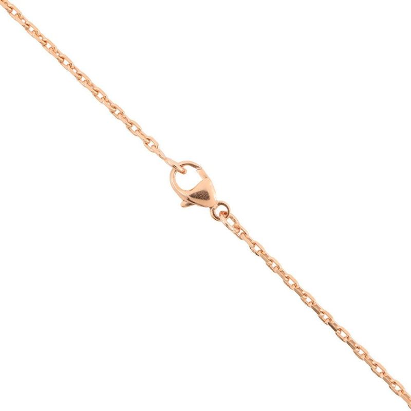 エルメス ネックレス ミニ・ポップアッシュ マロングラッセ/ピンクゴールド金具 HERMES アクセサリー ポップH