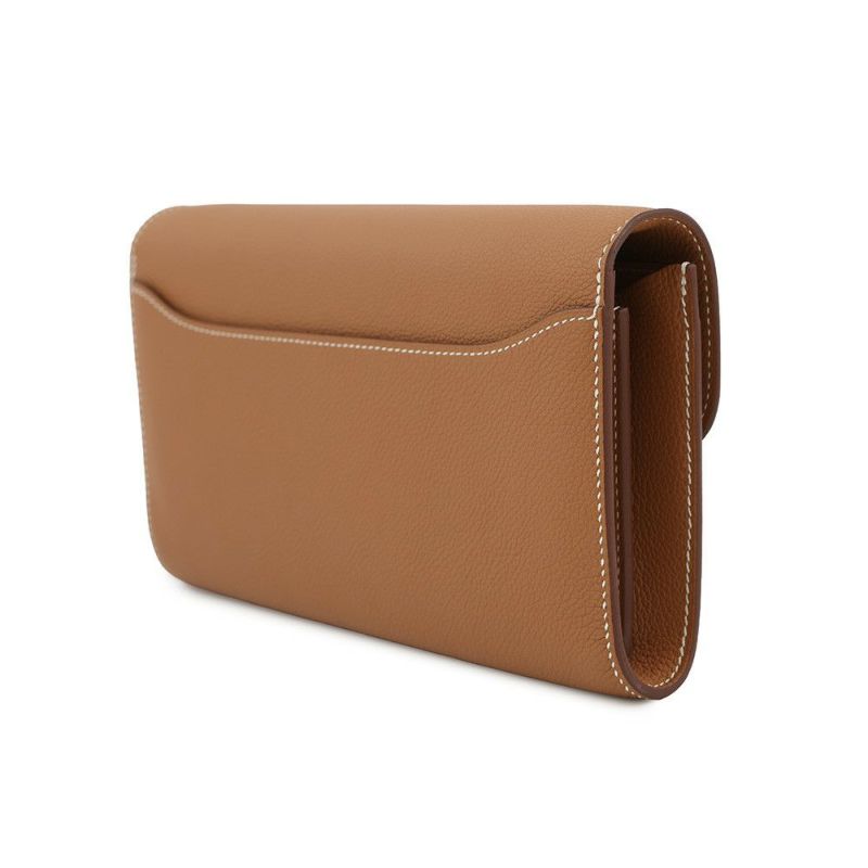 エルメス 長財布 コンスタンス トゥーゴー ロング ゴールド/ゴールド金具 エバーカラー K刻印 財布
