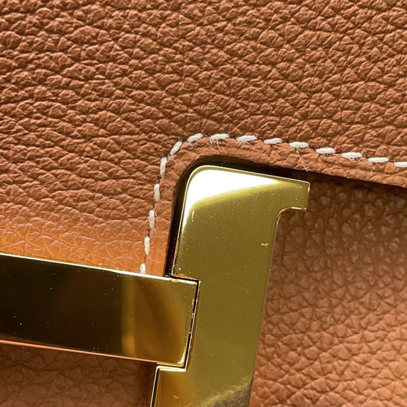 エルメス 長財布 コンスタンス トゥーゴー ロング ゴールド/ゴールド金具 エバーカラー K刻印 財布