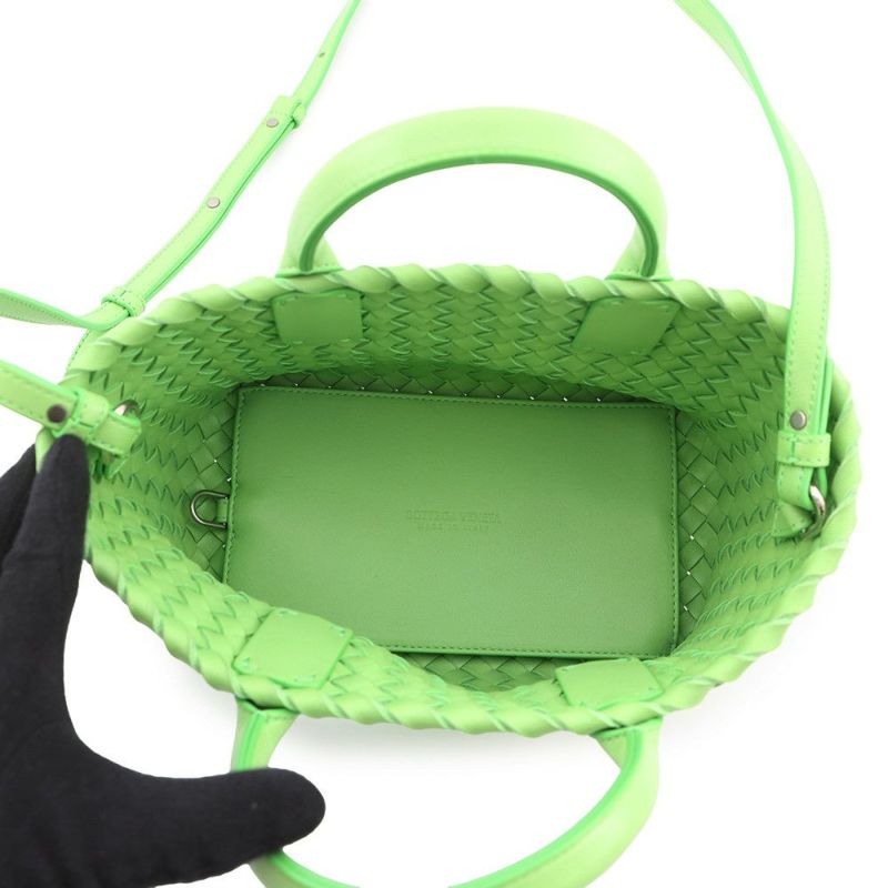 ボッテガヴェネタ ハンドバッグ イントレチャート カバ ミニ 709464 BOTTEGA VENETA 2way