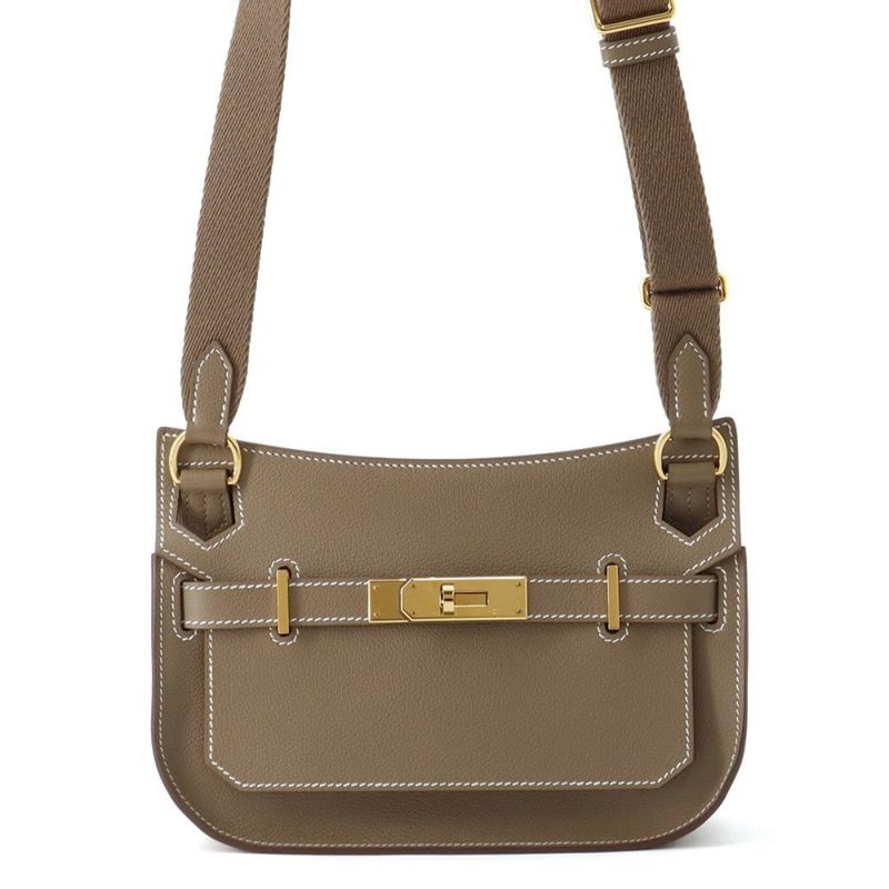 エルメス ジプシエール ミニ エトゥープ/ゴールド金具 エバーカラー K刻印 HERMES バッグ