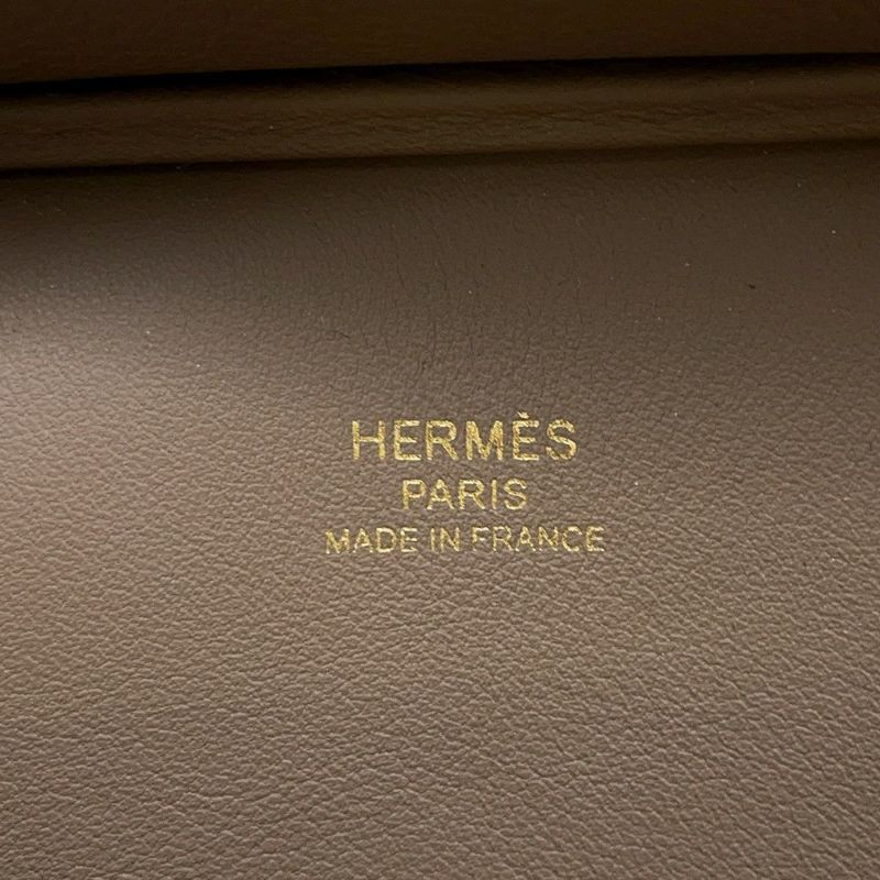 エルメス ジプシエール ミニ エトゥープ/ゴールド金具 エバーカラー K刻印 HERMES バッグ