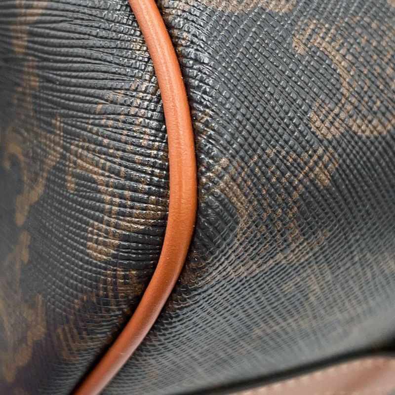 セリーヌ ハンドバッグ トリオンフ ミディアム ボストン PVC 121322 CELINE 2way ブラウン