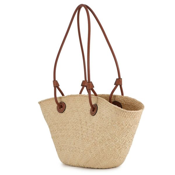 ロエベ ショルダーバッグ アナグラム バスケットバッグ スモール イラカヤシ A223P65X01 かごバッグ