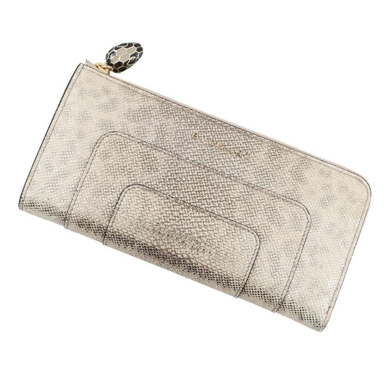 ブルガリ 長財布 セルペンティ フォーエバー ジップウォレット レザー 288057 BVLGARI