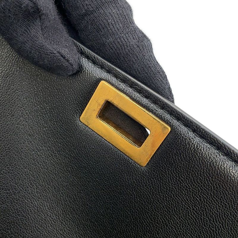 セリーヌ ショルダーバッグ クラシック ボックス ミディアム 164173DLS CELINE 黒