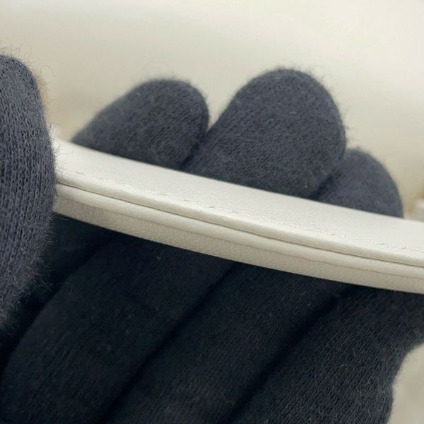 クリスチャン・ディオール ハンドバッグ カナージュ レディディオール ミニ ラムスキン M0505ONUL 2way 白