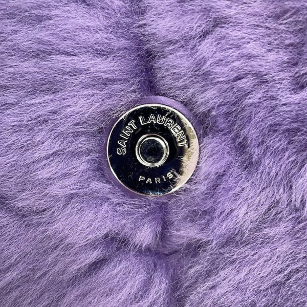 サンローランパリ チェーンショルダー バッグ ルル パファー スモール ファー 577476 SAINT LAURENT PARIS