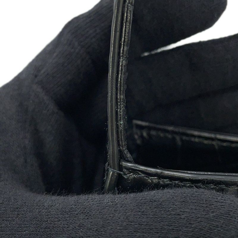 サンローランパリ ショルダーバッグ ル・サンカセット クロコ型押しレザー 657228 SAINT LAURENT PARIS ワンショルダー 黒