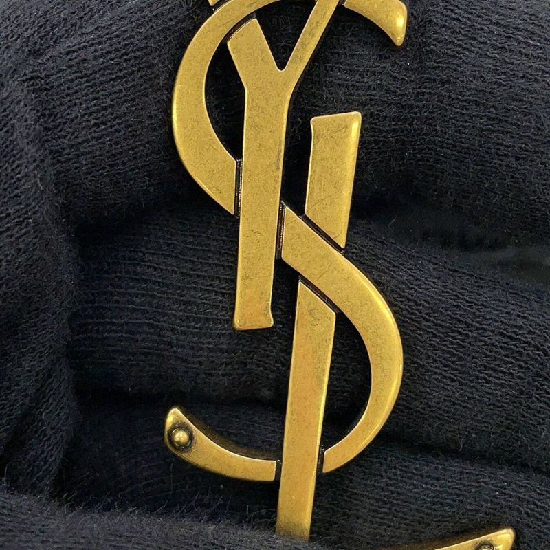 サンローランパリ ショルダーバッグ ル・サンカセット クロコ型押しレザー 657228 SAINT LAURENT PARIS ワンショルダー 黒