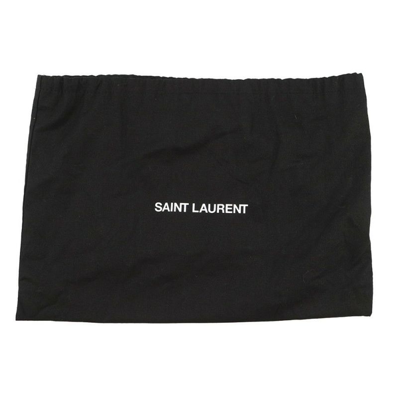 サンローランパリ ショルダーバッグ ル・サンカセット クロコ型押しレザー 657228 SAINT LAURENT PARIS ワンショルダー 黒