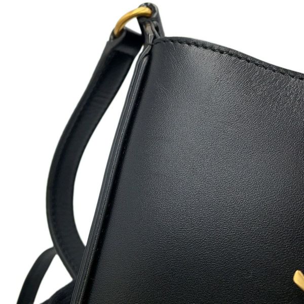 サンローランパリ ショルダーバッグ LE 5 A 7 ミニ バーティカル レザー 735214 SAINT LAURENT PARIS 黒