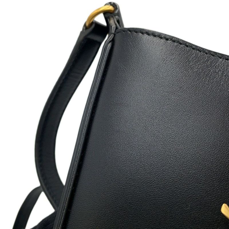 サンローランパリ ショルダーバッグ LE 5 A 7 ミニ バーティカル レザー 735214 SAINT LAURENT PARIS 黒