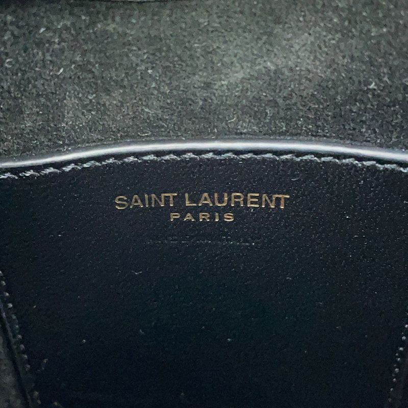 サンローランパリ ショルダーバッグ LE 5 A 7 ミニ バーティカル レザー 735214 SAINT LAURENT PARIS 黒